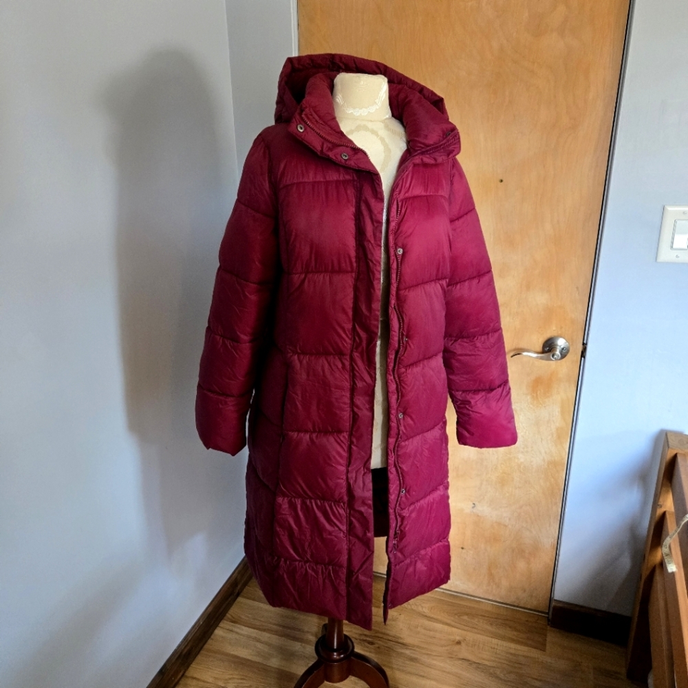 Falls Creek Women's Puffer Jacket - Maroon